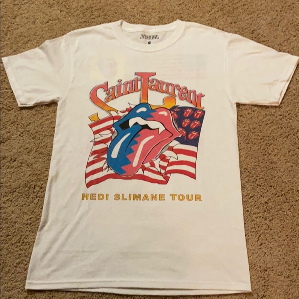 Bleach Goods Hypebeast Saint Laurent tribute shirt
